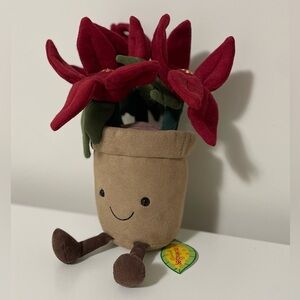JELLYCAT RARE POINSETTA BNWT